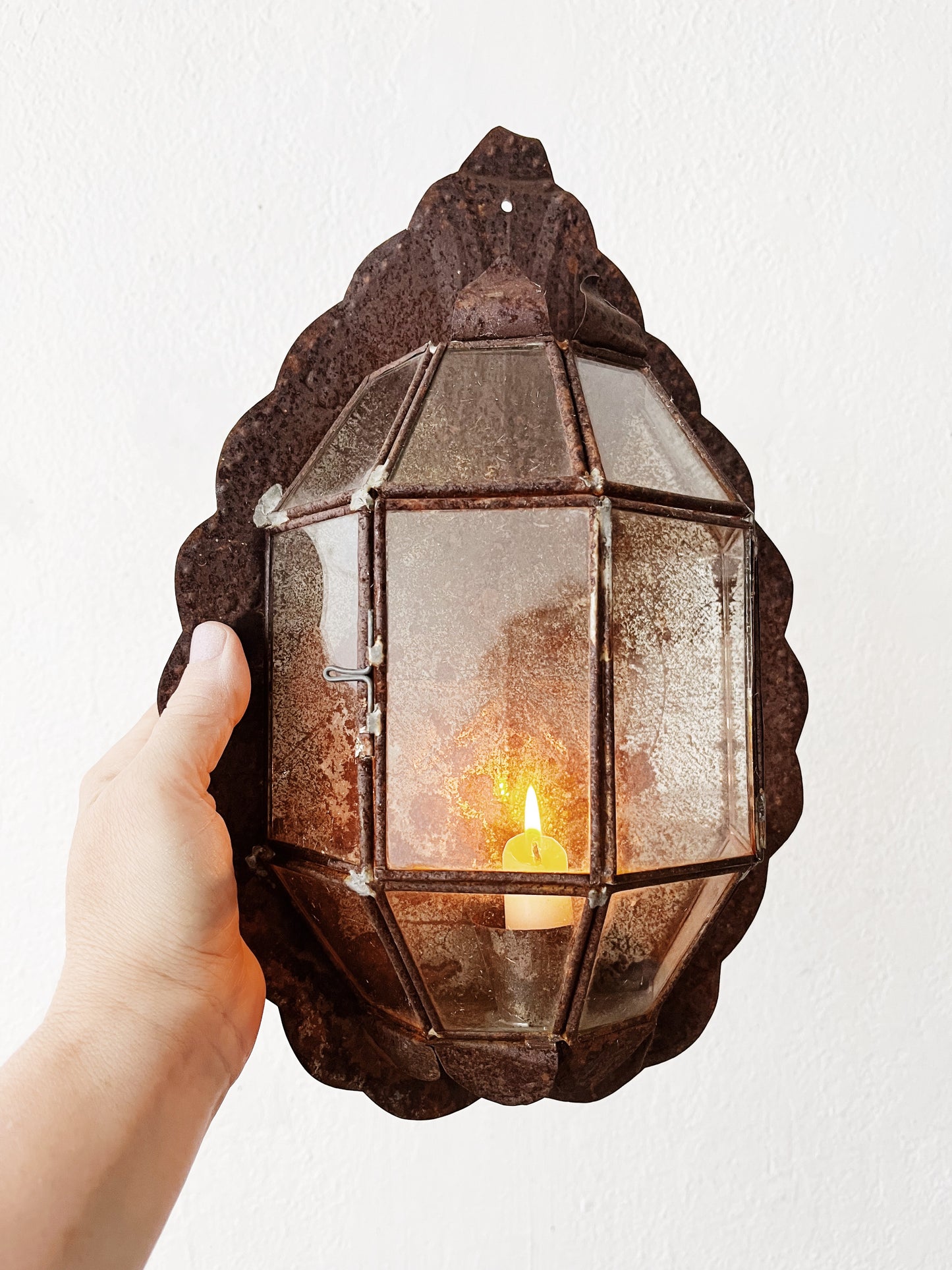 Vintage Mexican Folk Art Lantern