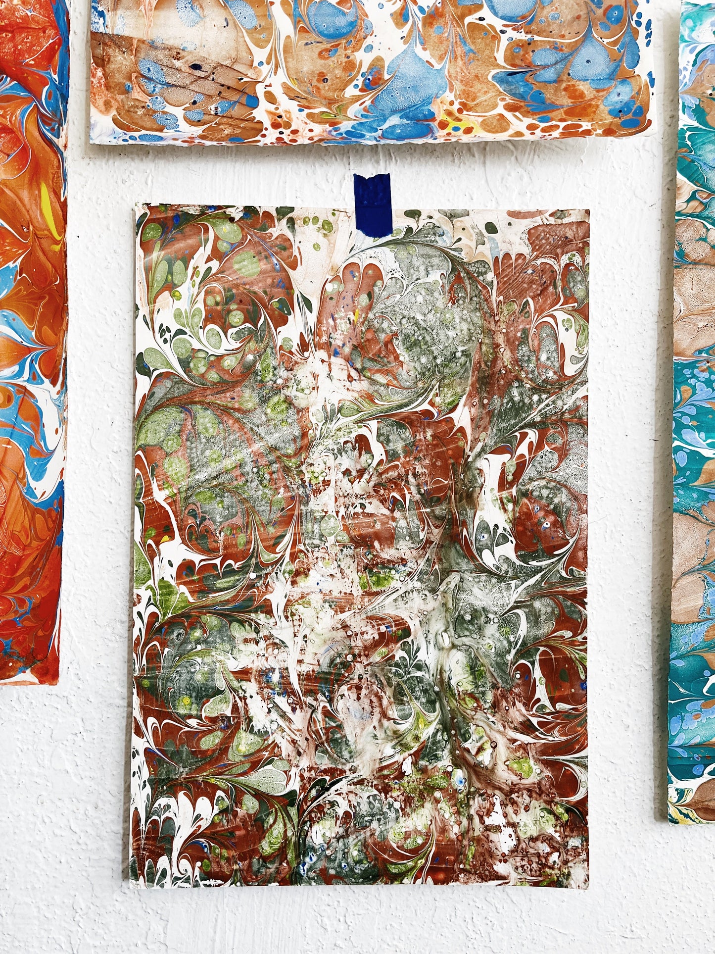 Original Marbleized Artwork