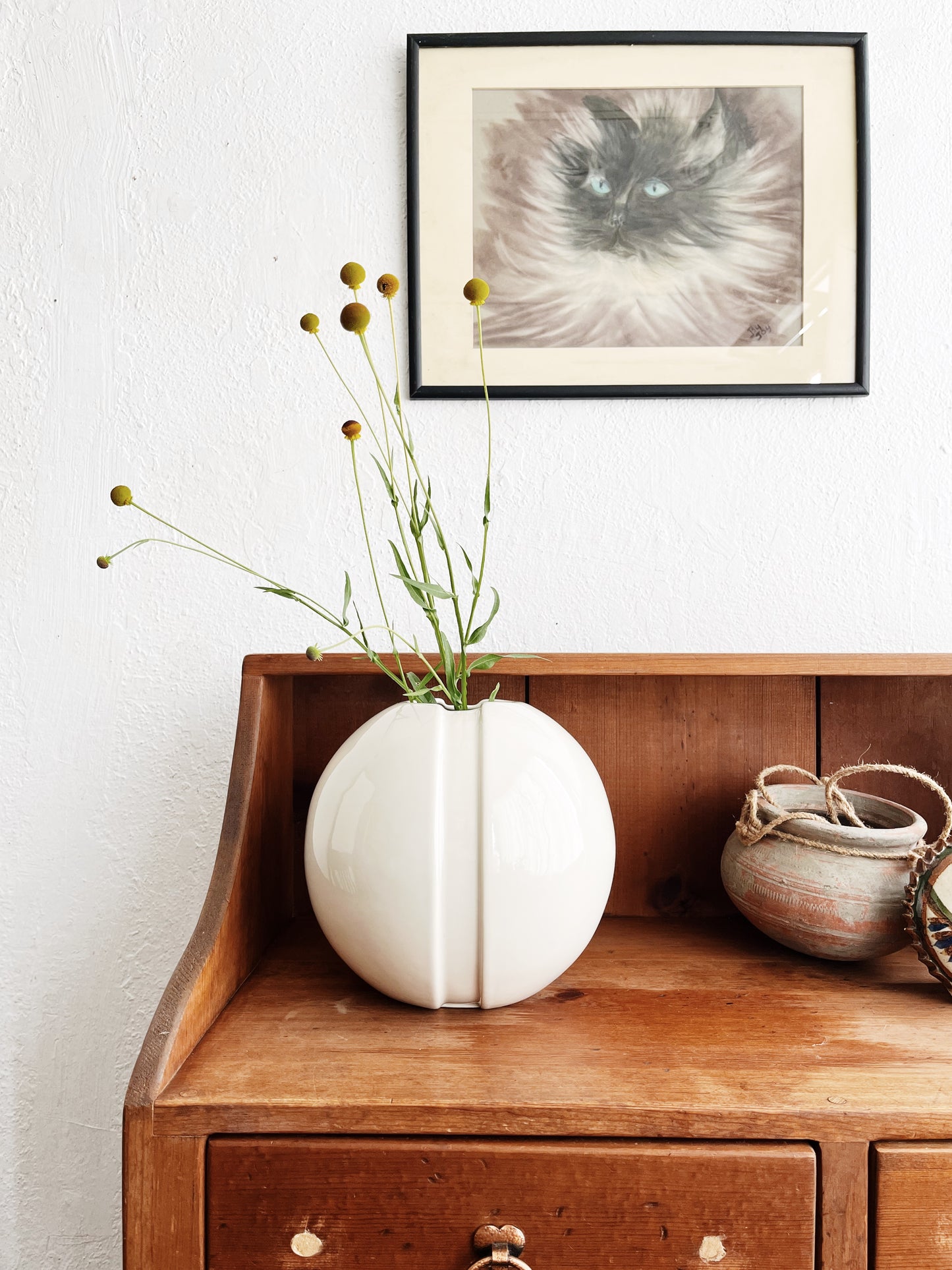 Vintage Haeger Orb Vase