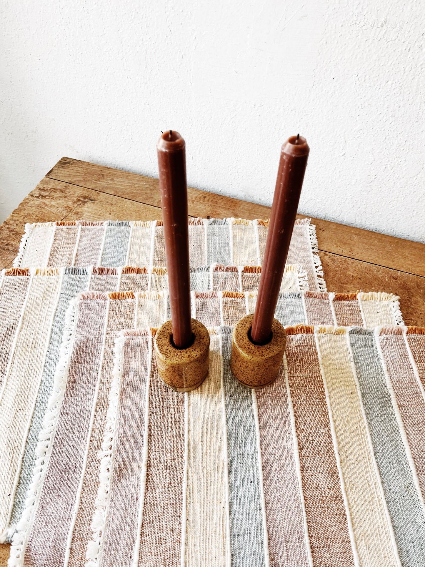 Handmade Ceramic Candle Holders
