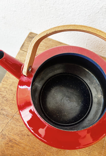 Mid Century Enamel Kettle