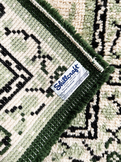 Vtg Shillcraft Handmade Latch Rug