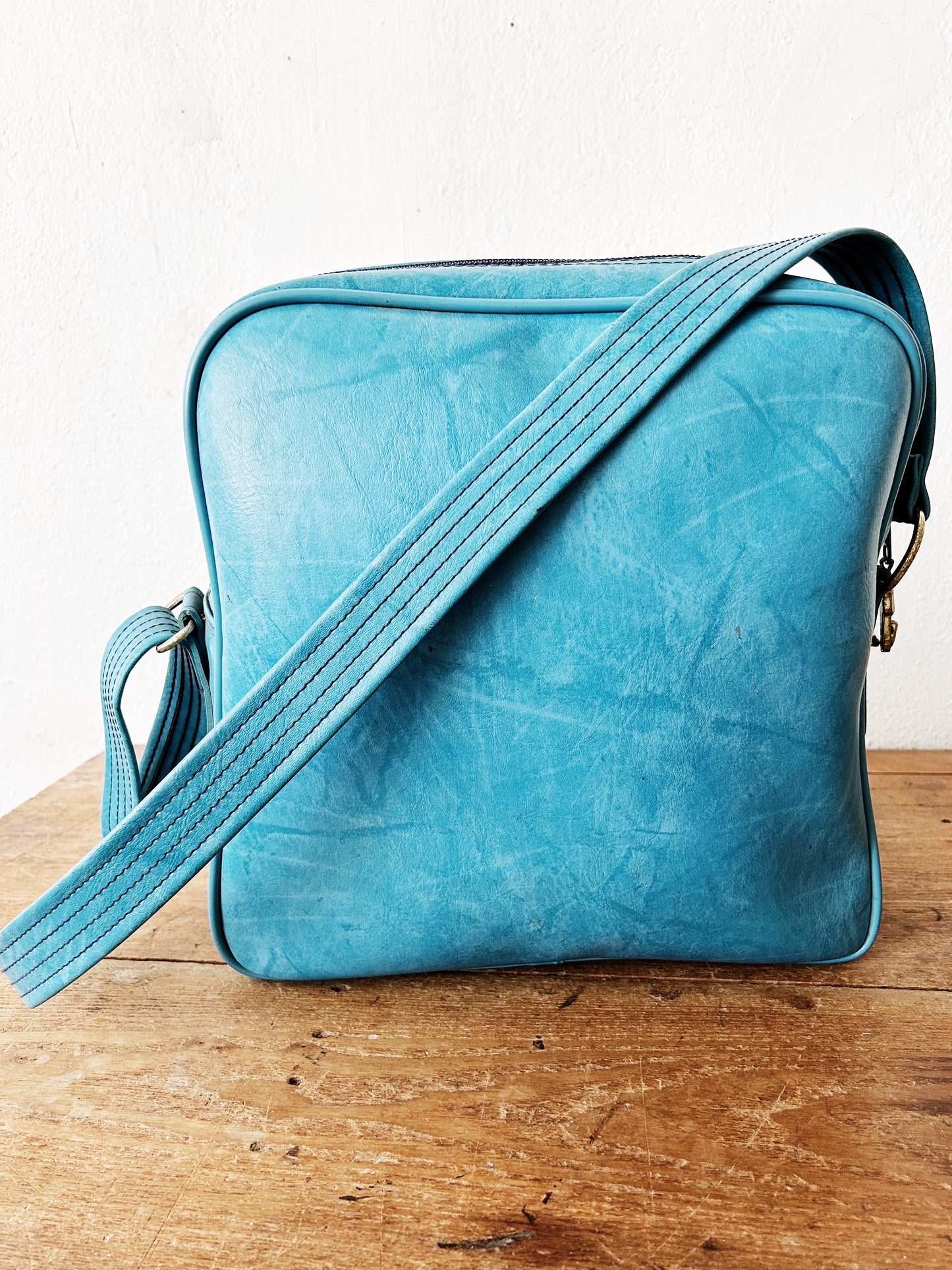 Vintage Turquoise Tote