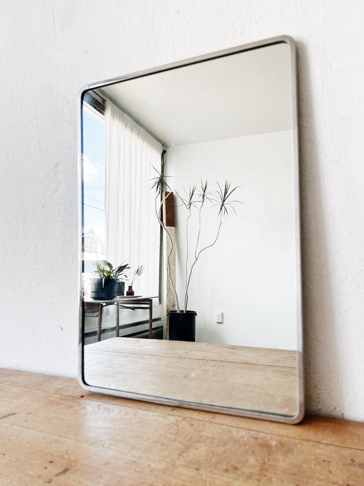 Industrial Mid Century Mirror