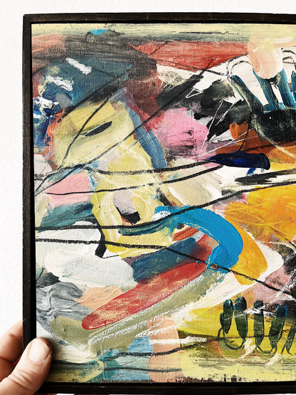 Vintage Abstract Expressionist Painting