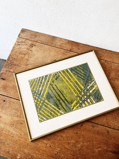 Vintage Original Screenprint