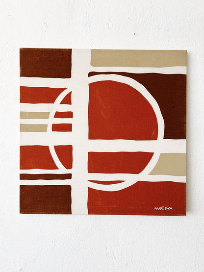 Mid Century Marushka Fabric Art