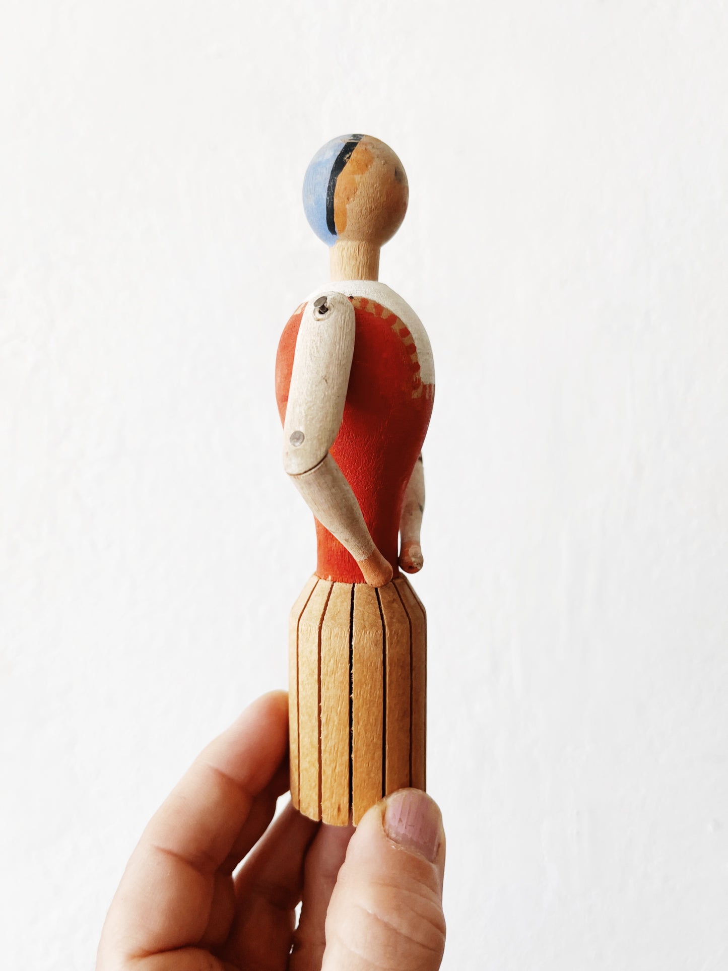 Vintage Folk Spool Doll