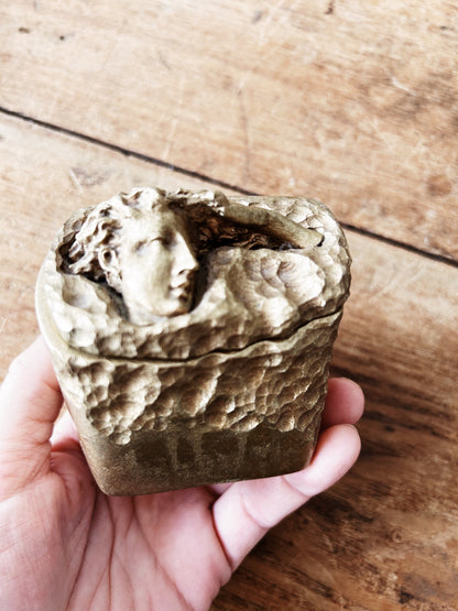 Vintage Box with Figural Lid