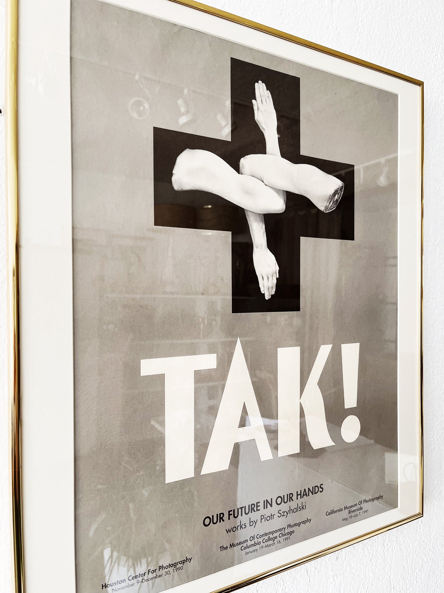 Vintage Piotr Szyhalski Exhibit Poster