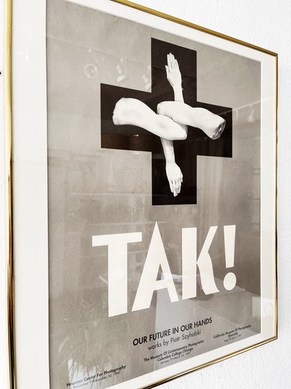 Vintage Piotr Szyhalski Exhibit Poster