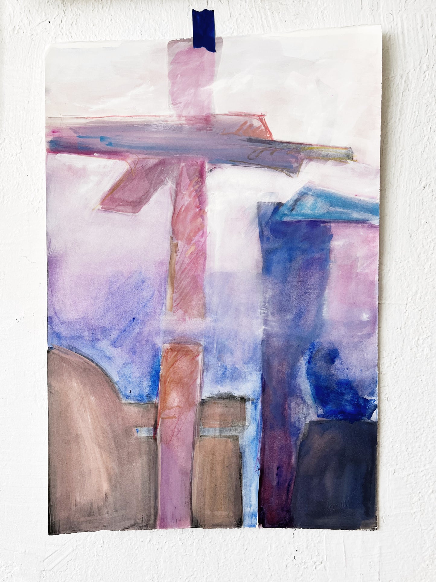 Original Abstract Watercolor Painting