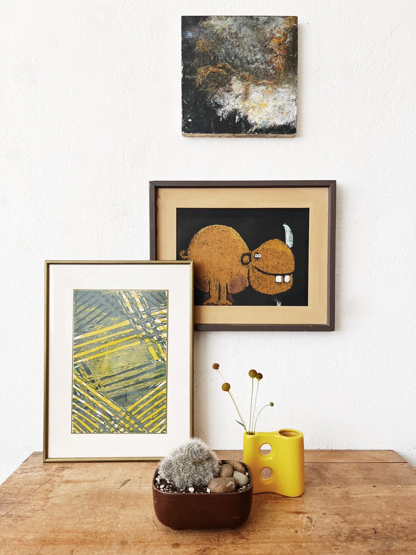 Vintage Ceramic Double Vase