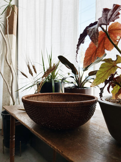 Large Vintage Gathering Basket