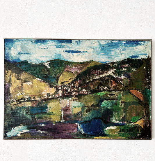 Mid Century Landscape Painting