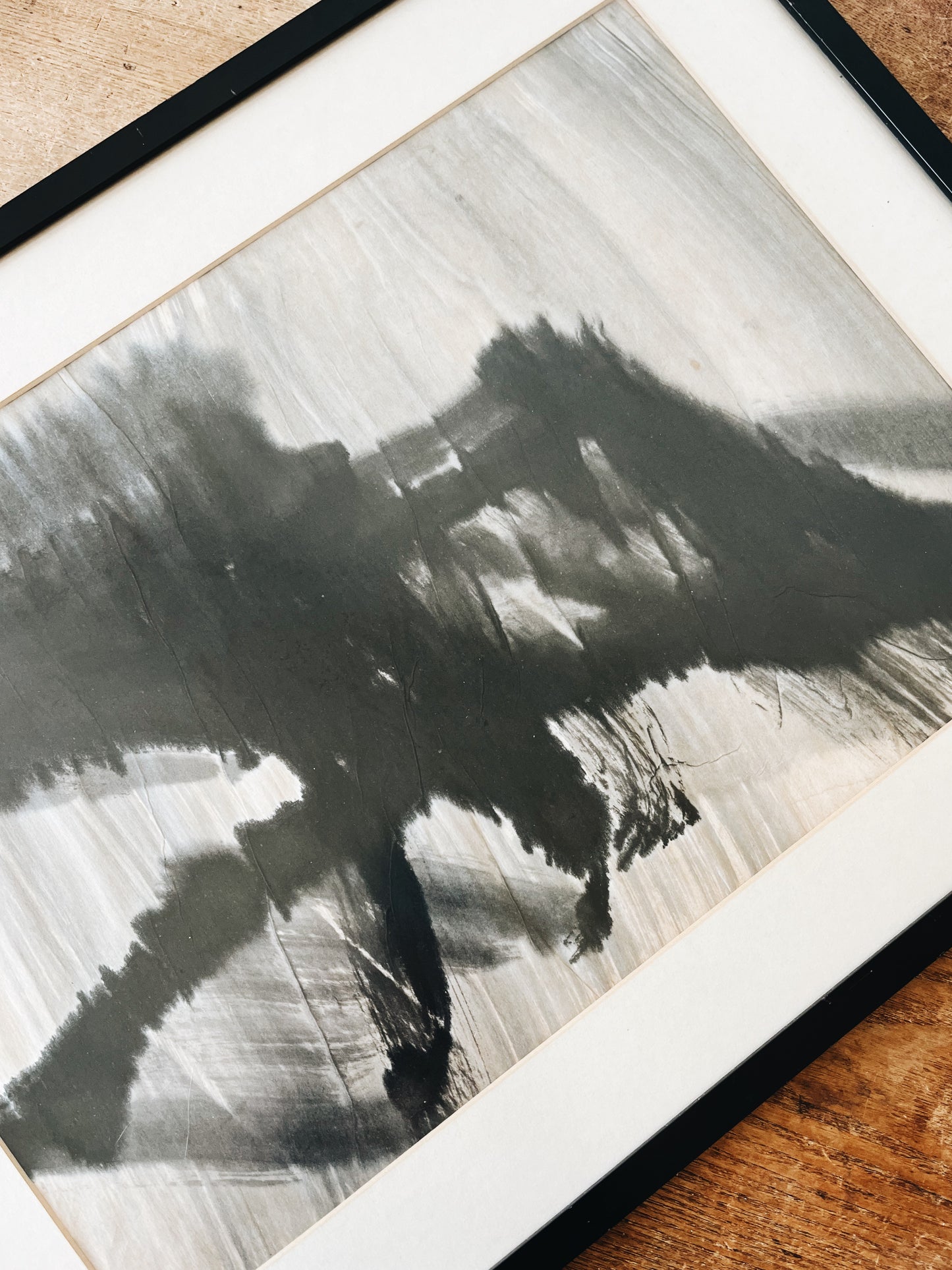Antique Abstract Sumi Painting