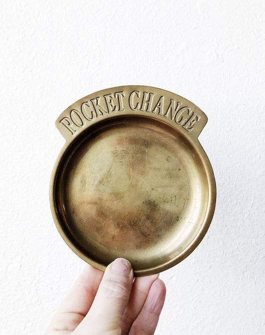 Vintage Brass Catch All Dish