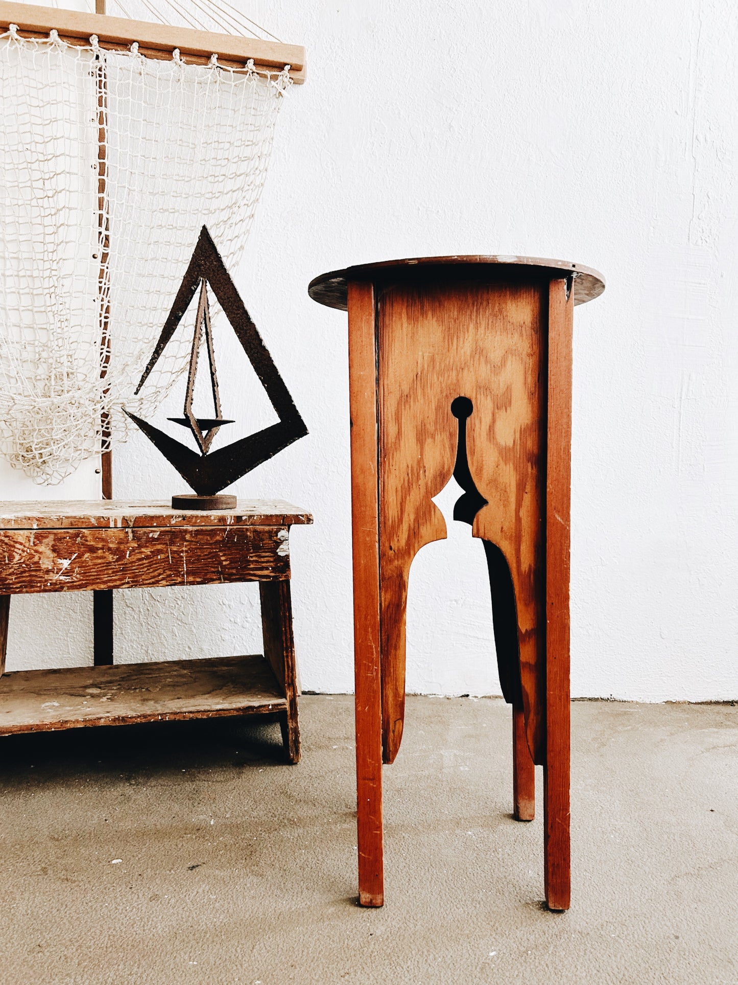 Antique Primitive Wood Table