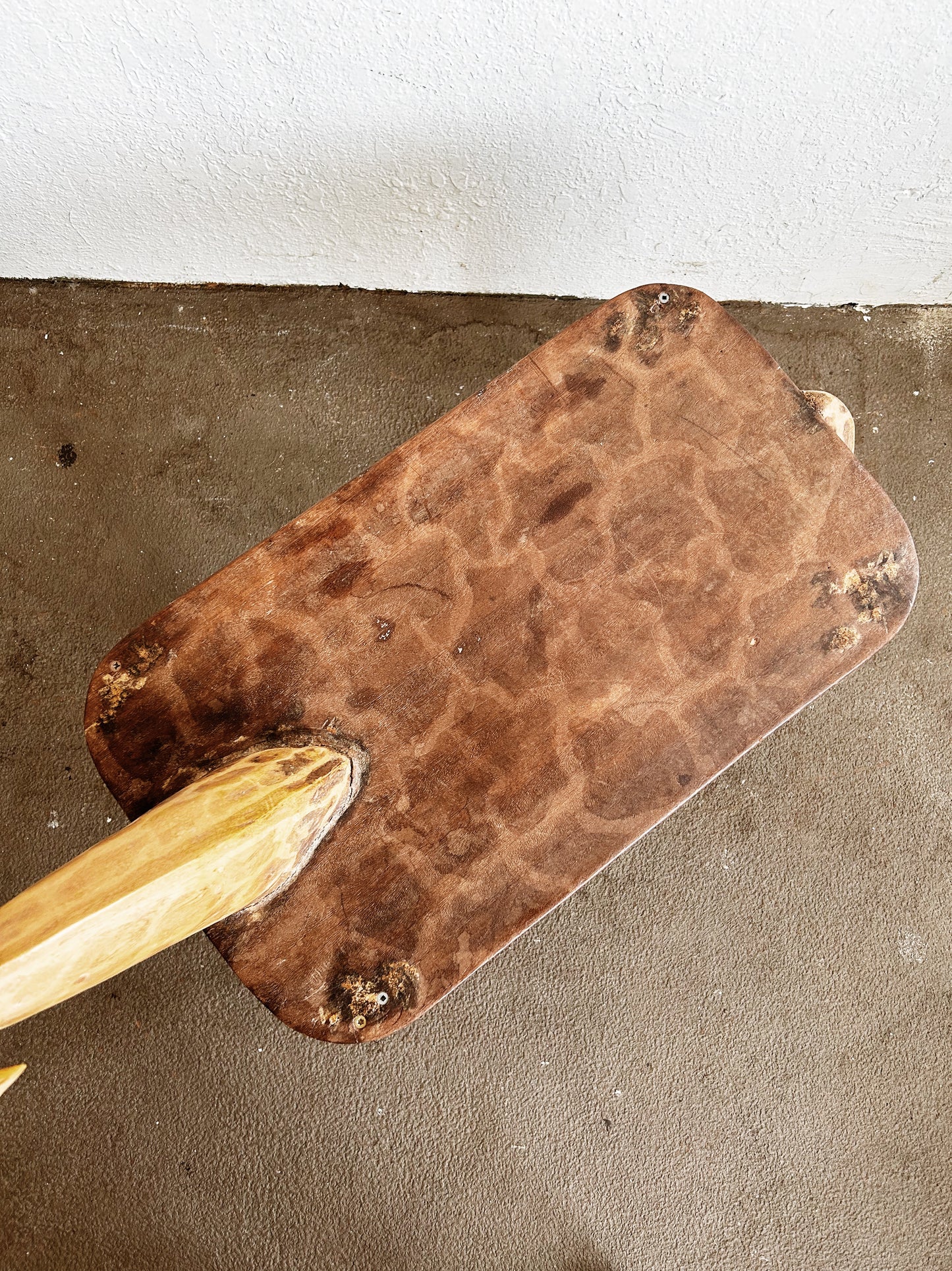 Vintage Wood Giraffe table/Bench