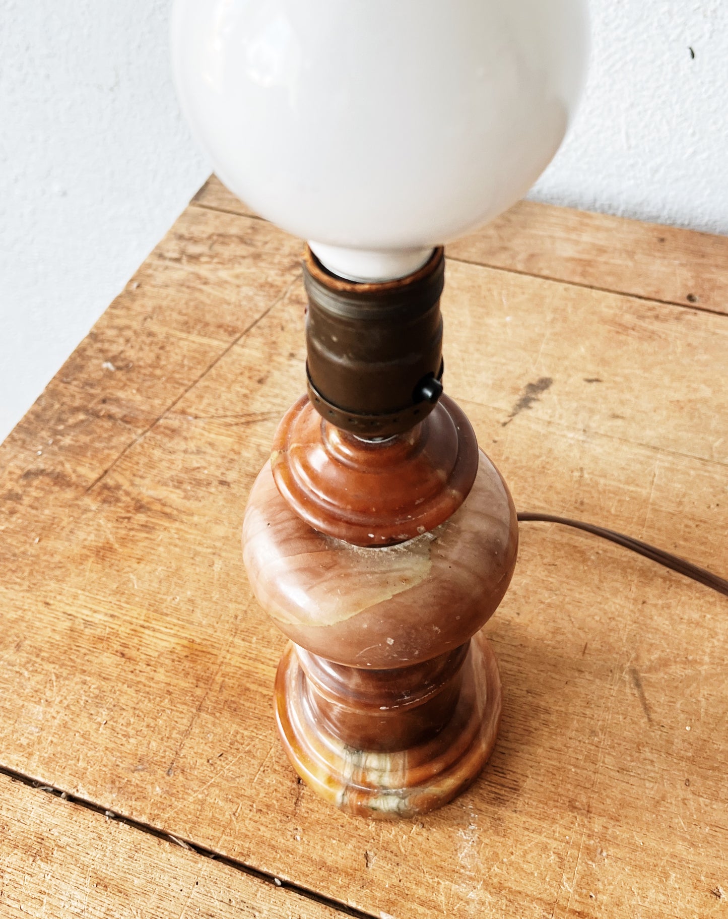 Antique Marble Lamp