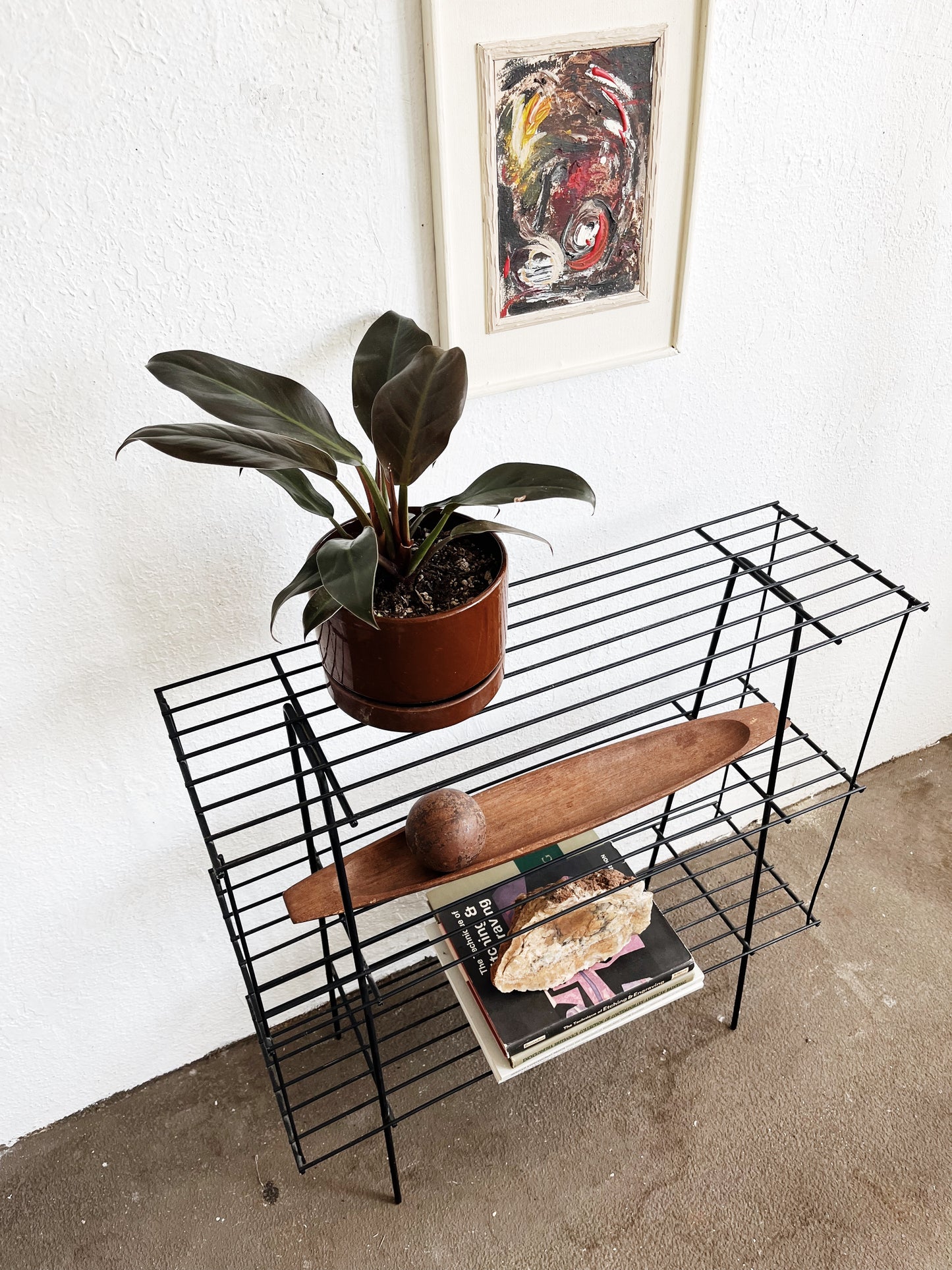 Mid Century Hairpin Shelf