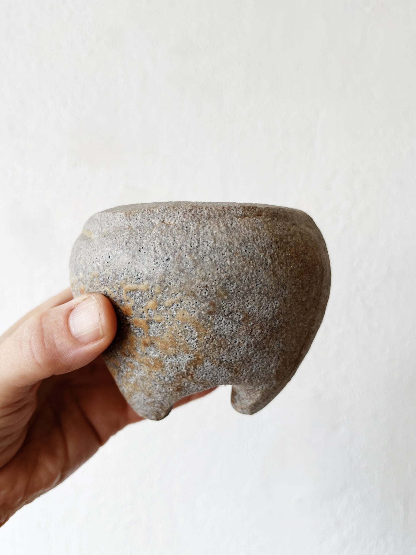Handmade Footed Ceramic Vessel