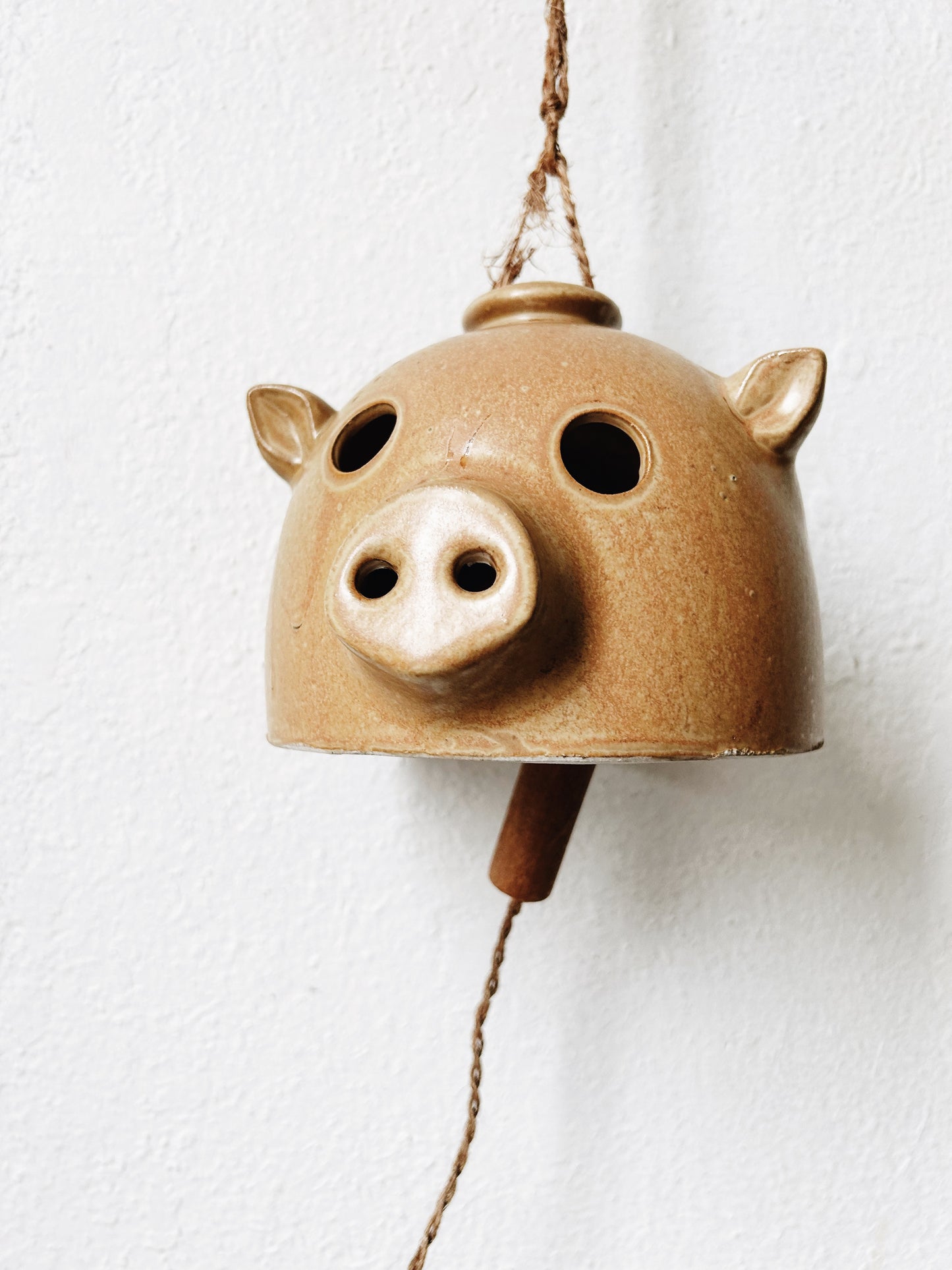 Ceramic Pig Bell