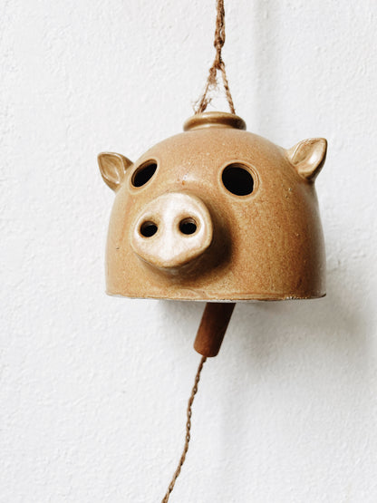 Ceramic Pig Bell