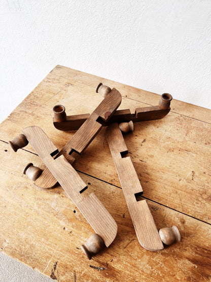 Handmade Wood Candelabra
