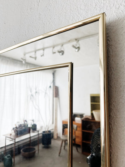 Vtg Gold Framed Mirror