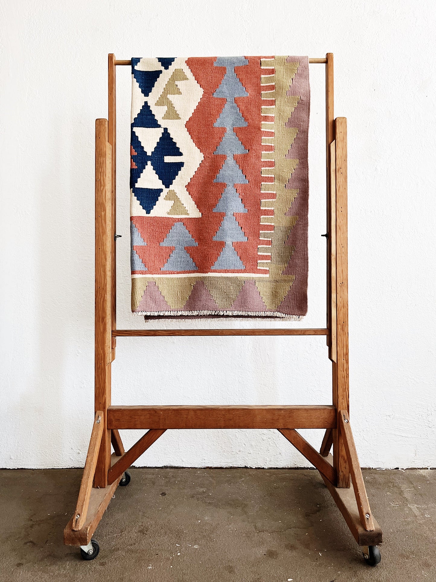 Vintage Turkish Wool Kilim Rug