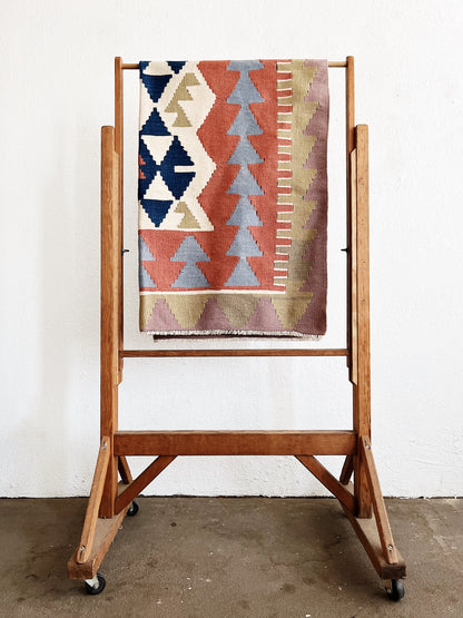 Vintage Turkish Wool Kilim Rug