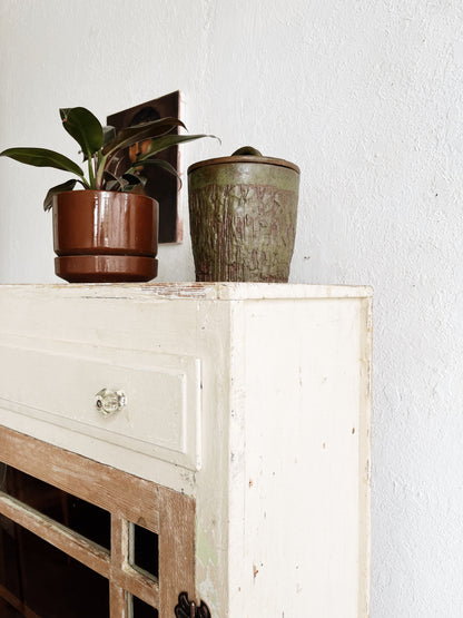 Large Antique Farmhouse Cabinet