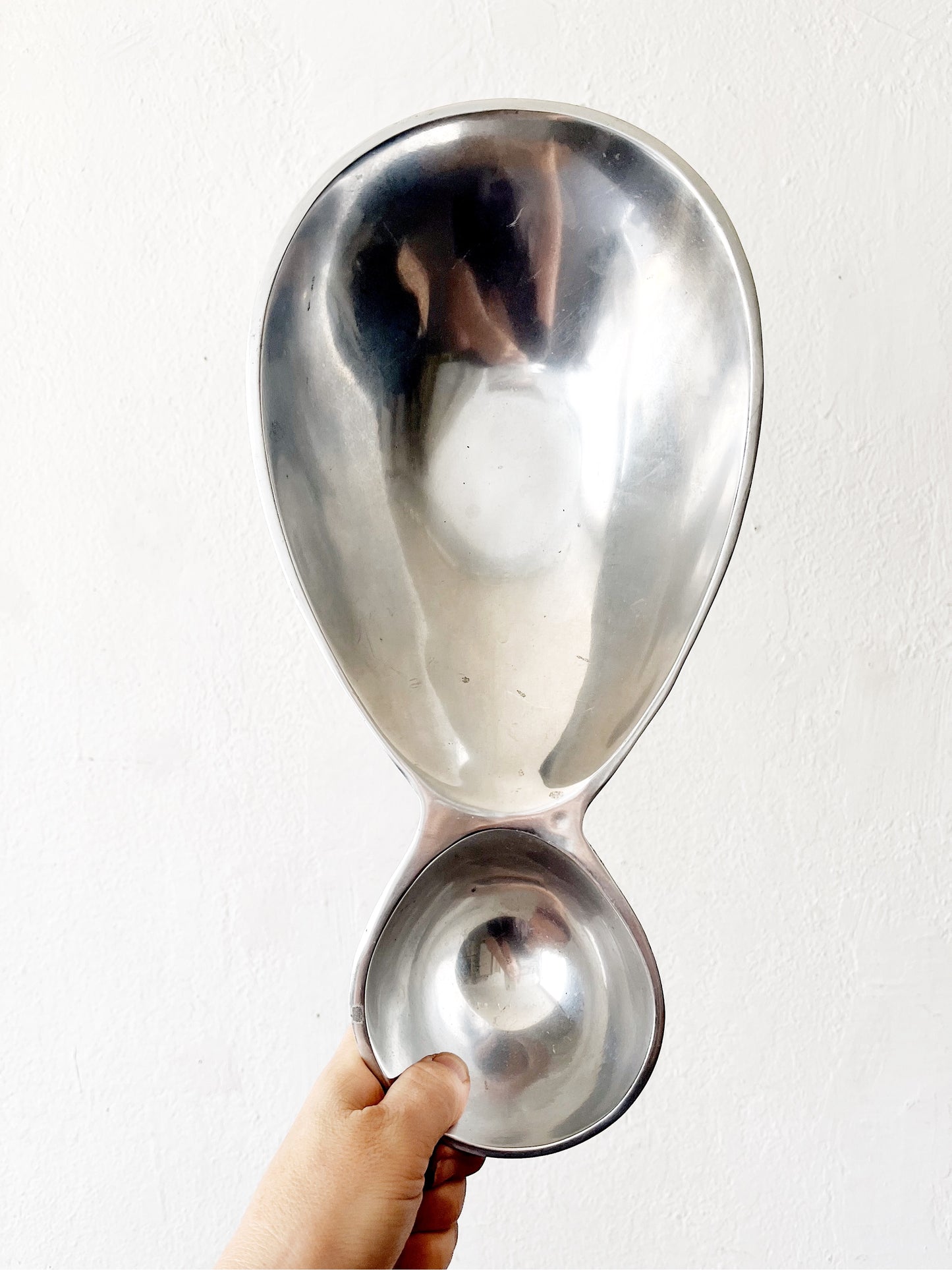 Polished Pewter Serving Dish