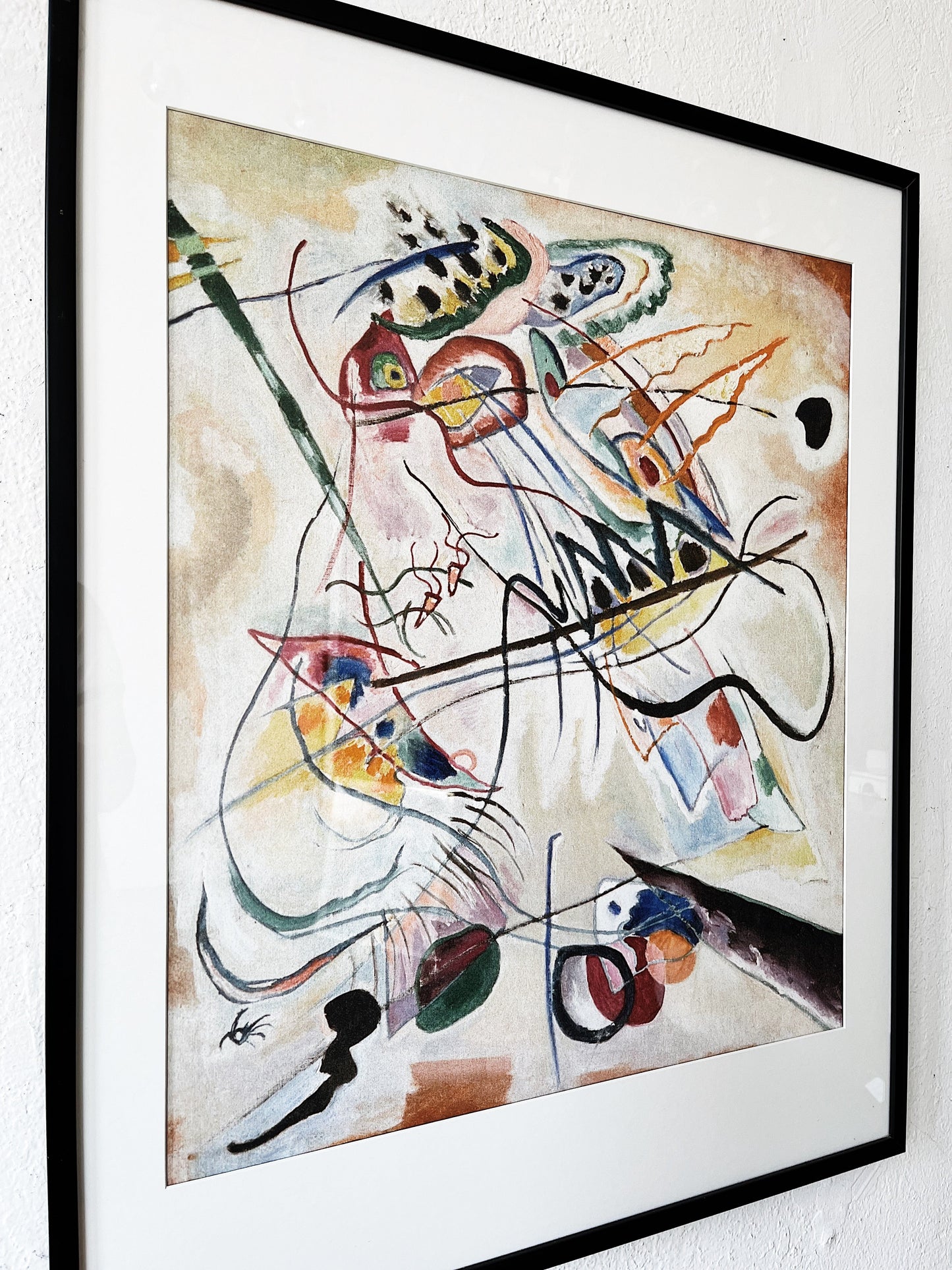 Vintage Framed Kandinsky Print
