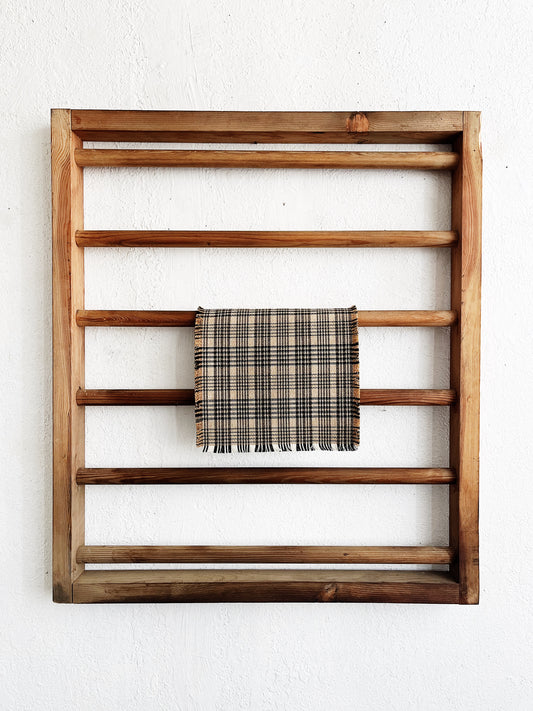 Primitive Style Wood Hanging Rack