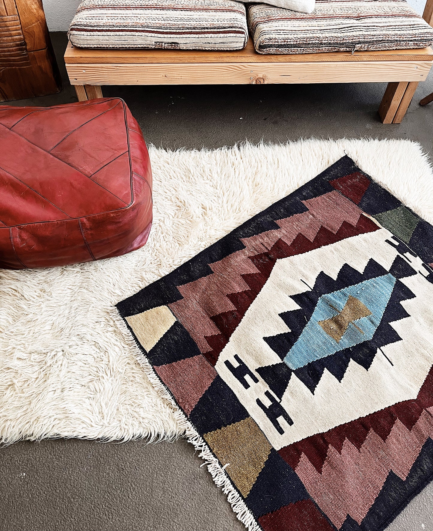 1940s Turkish Wool Kilim