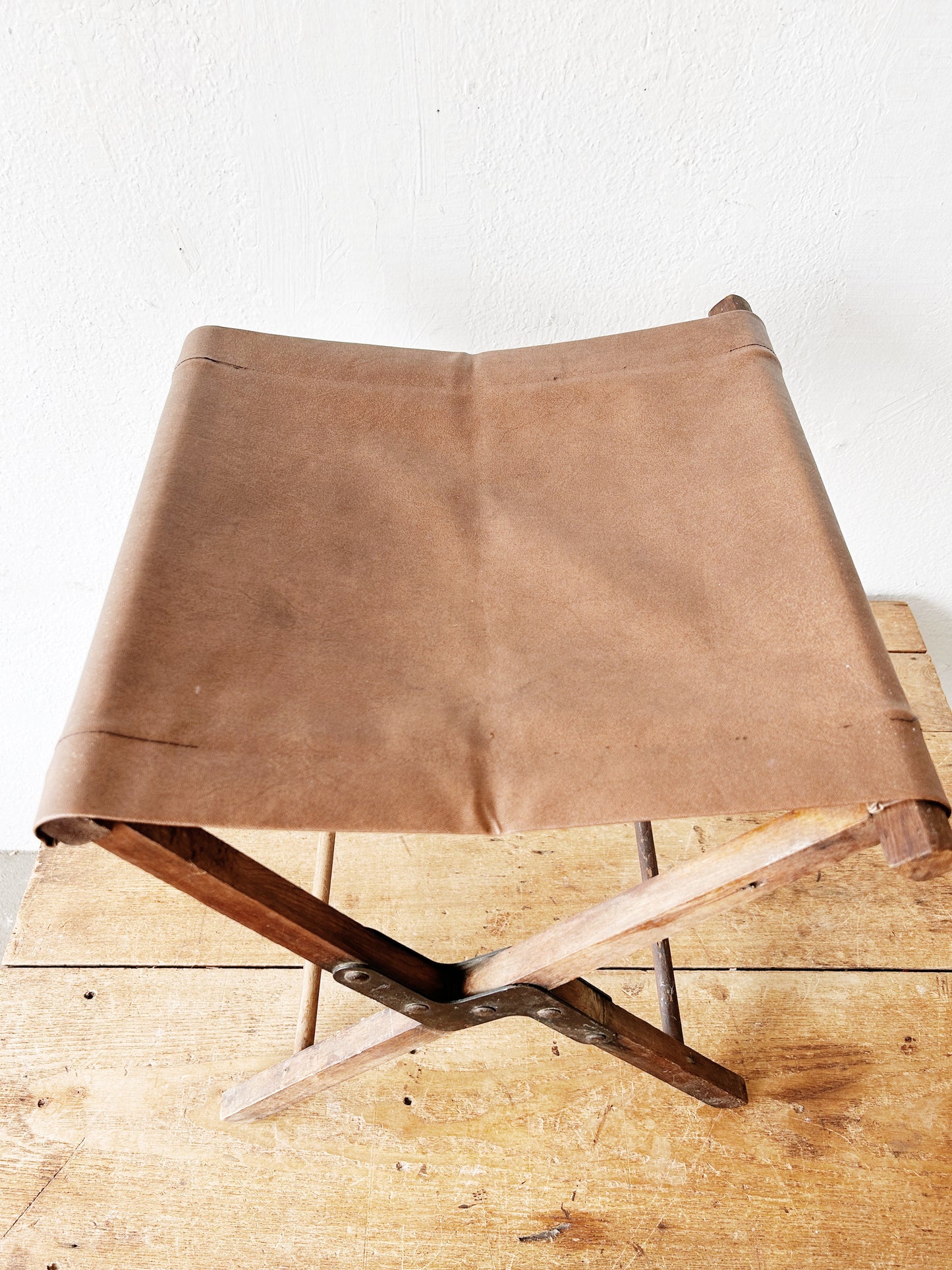 Antique Camp Stool