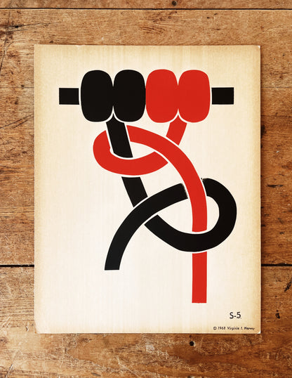 Vintage Macramé Teaching Poster