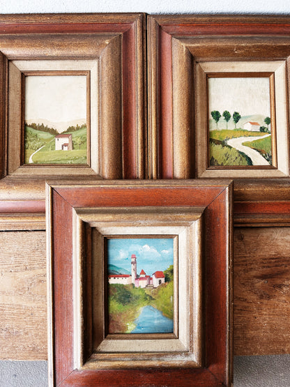 Antique Italian Landscape Painting
