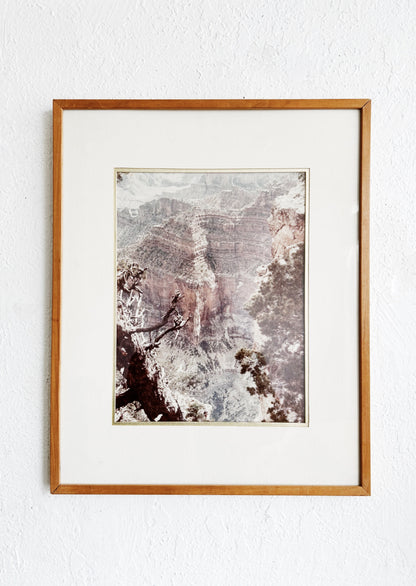 Large Format Framed Canyon Film Photograph