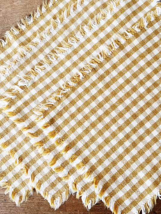 Vintage Checkered Placemats
