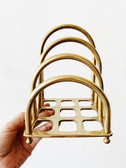 Chunky Vtg Brass Holder