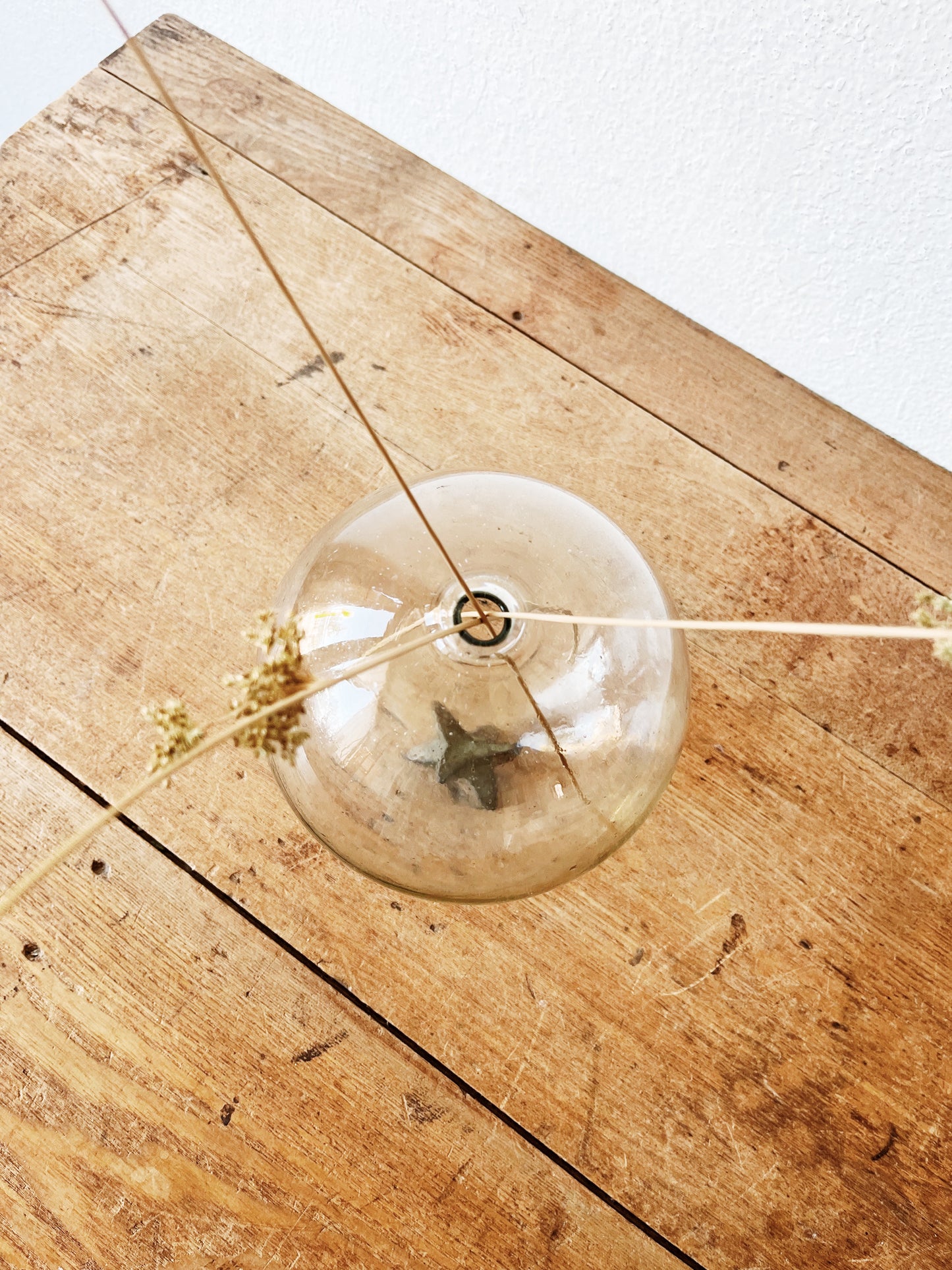 Blown Glass Bubble Vase