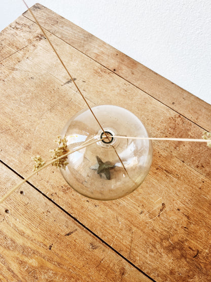 Blown Glass Bubble Vase
