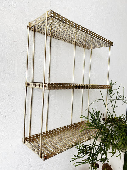 Mid Century Metal Shelf