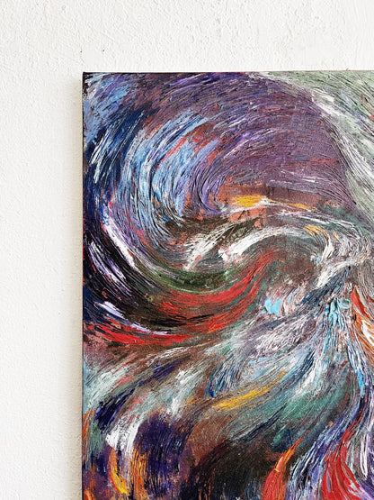 Vintage Original Abstract Painting