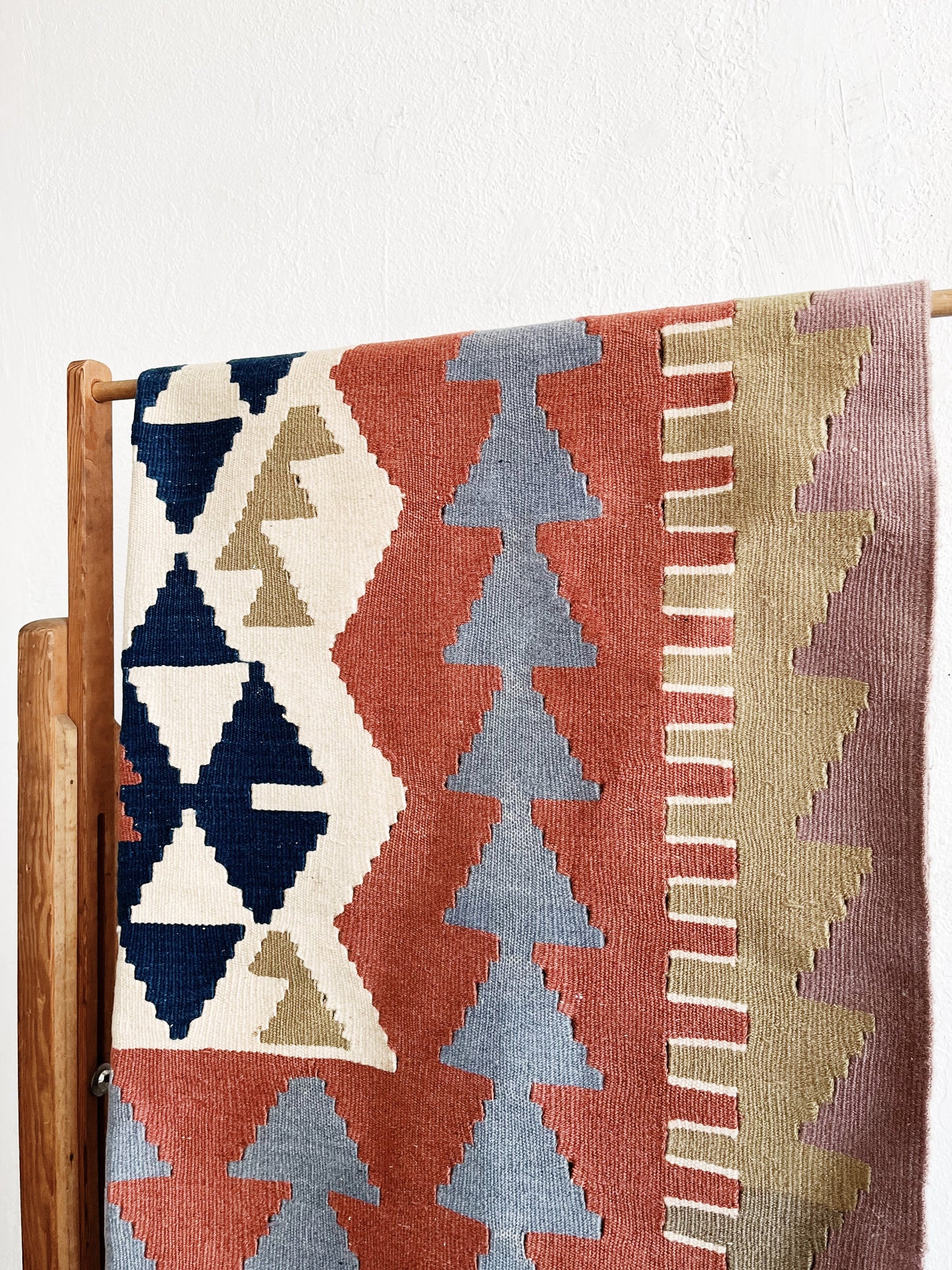 Vintage Turkish Wool Kilim Rug