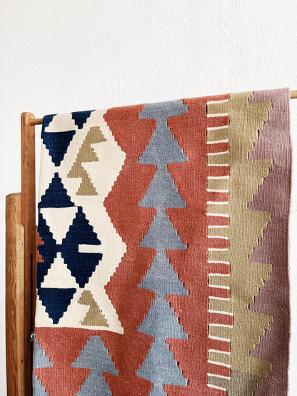 Vintage Turkish Wool Kilim Rug