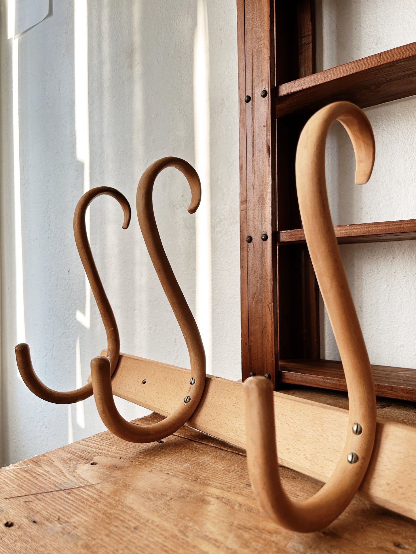 Vintage Wood Coat/Hat Rack